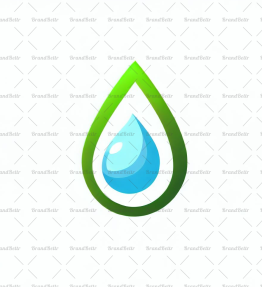 Wassertropfen und Blatt